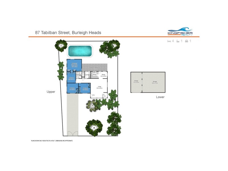 87 Tabilban Street, Burleigh Heads QLD 4220 Floorplan