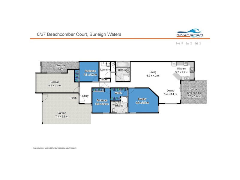 6/27-33 Beachcomber Court, Burleigh Waters QLD 4220 Floorplan