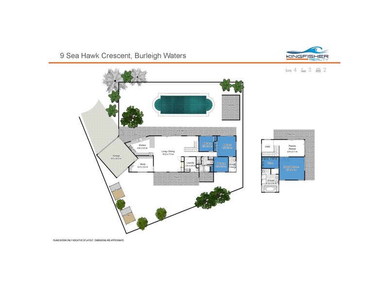 9 Seahawk Crescent, Burleigh Waters QLD 4220 Floorplan