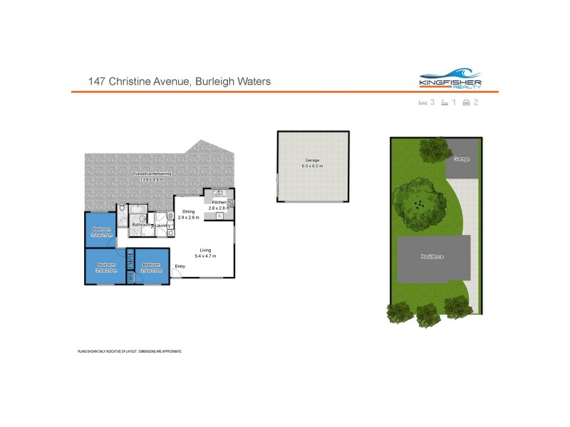147 Christine Avenue, Burleigh Waters QLD 4220 Floorplan