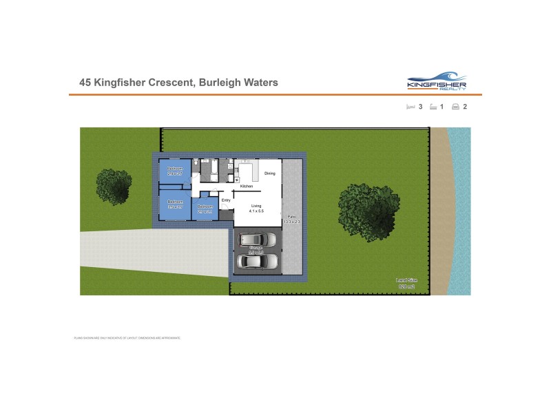45 Kingfisher Crescent, Burleigh Waters QLD 4220 Floorplan