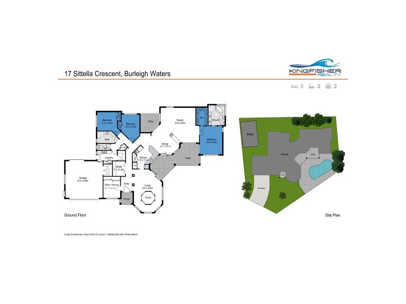 17 Sittella Crescent, Burleigh Waters QLD 4220 Floorplan