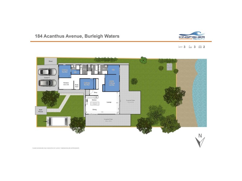 184 Acanthus Avenue, Burleigh Waters QLD 4220 Floorplan