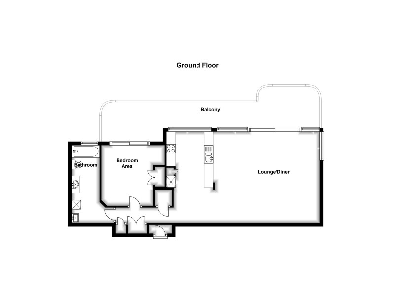 201/311 Vulture Street, South Brisbane QLD 4101 Floorplan