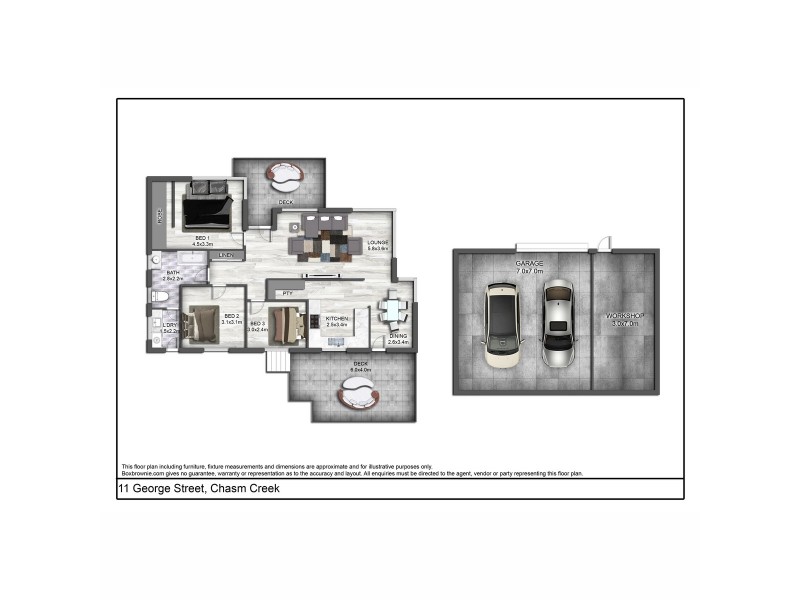 11 George Street, Chasm Creek TAS 7321 Floorplan