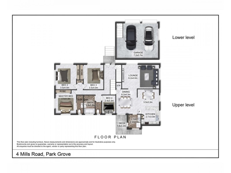 4 Mills Road, Park Grove TAS 7320 Floorplan