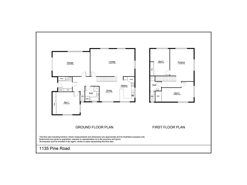 1135 Pine Road, Riana TAS 7316 Floorplan