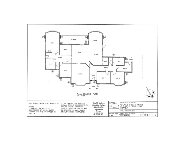 12 Formby Street, Sheffield TAS 7306 Floorplan