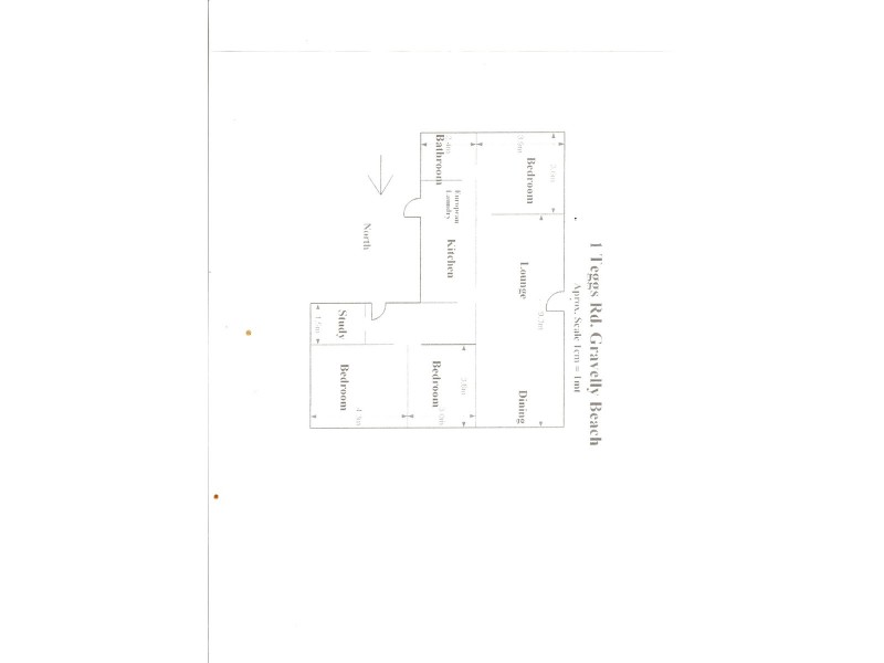 1 Teggs Road, Gravelly Beach TAS 7276 Floorplan