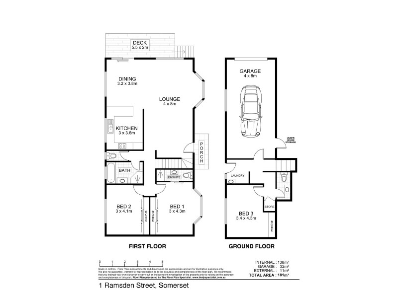 1 Ramsden Street, Somerset TAS 7322 Floorplan