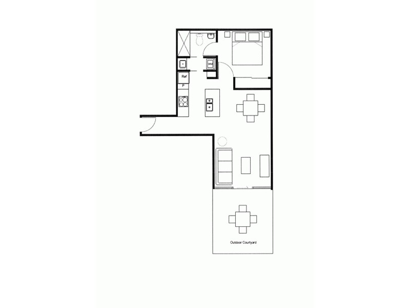 201/28 Wills Street, Melbourne VIC 3000 Floorplan