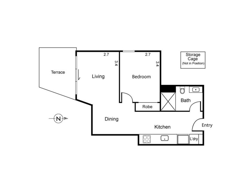 8/105 Bond Street, South Yarra VIC 3141 Floorplan
