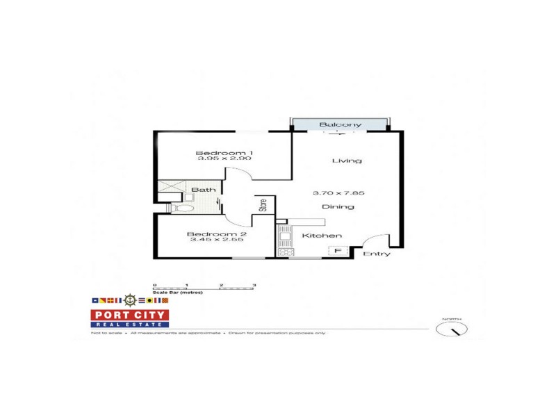 612/23 Adelaide Street, Fremantle WA 6160 Floorplan