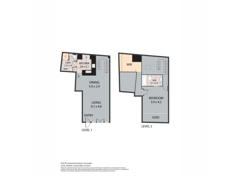 4/13-15 Cantonment Street, Fremantle WA 6160 Floorplan
