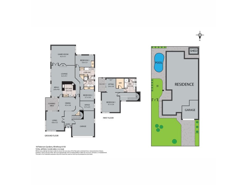 18 Paterson Gardens, Winthrop WA 6150 Floorplan