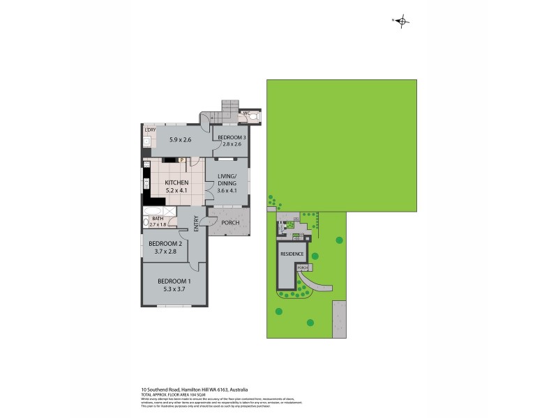 10 Southend Road, Hamilton Hill WA 6163 Floorplan