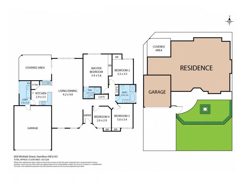 84 Winfield Street, Hamilton Hill WA 6163 Floorplan