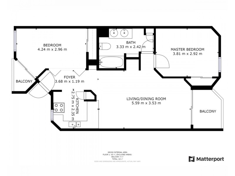 13/11 McAtee Court, Fremantle WA 6160 Floorplan