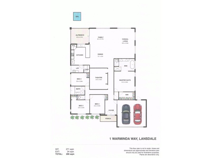 1 Waminda Way, Landsdale WA 6065 Floorplan