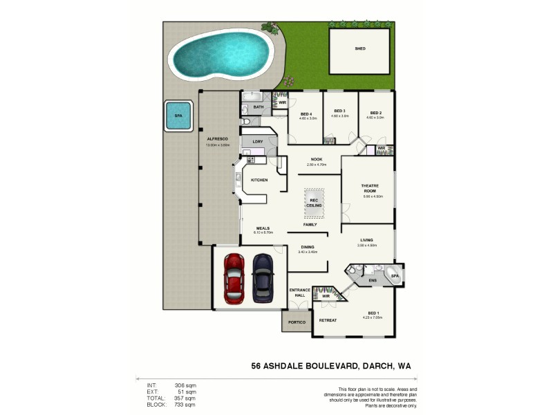 56 Ashdale Boulevard, Darch WA 6065 Floorplan