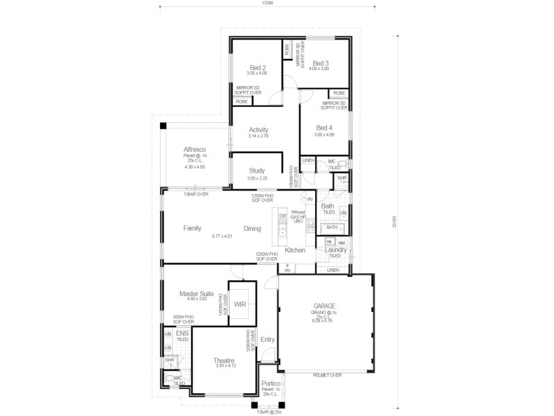 64 Marginson Drive, Landsdale WA 6065 Floorplan