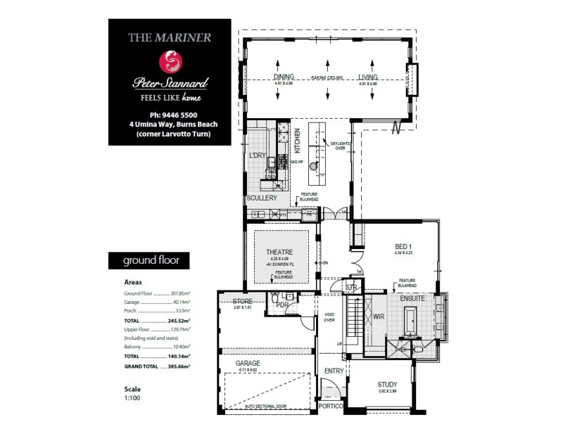 4 Umina Way, Burns Beach WA 6028 Floorplan
