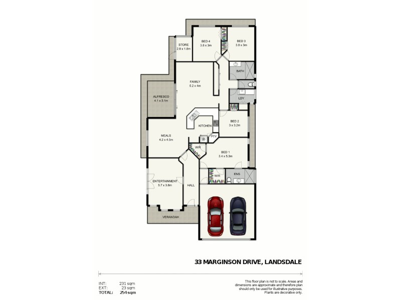 33 Marginson Drive, Landsdale WA 6065 Floorplan