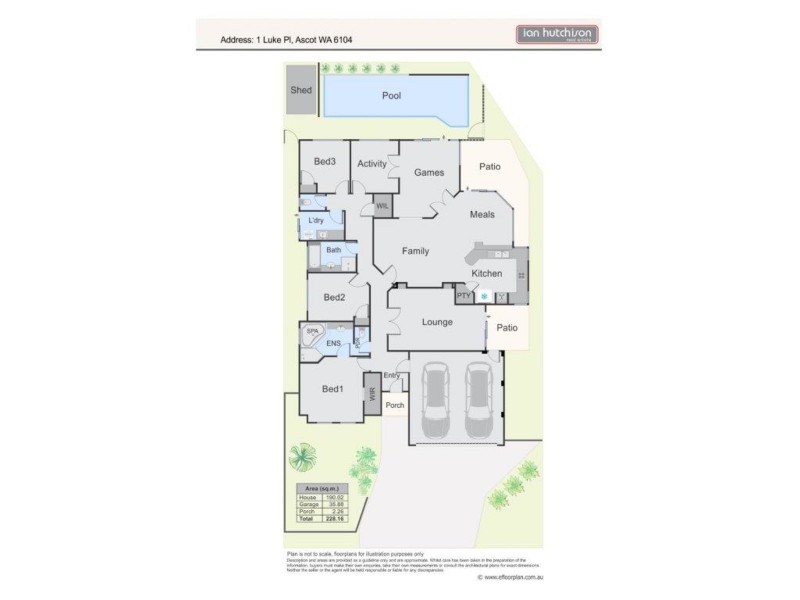 1 Luke Place, Ascot WA 6104 Floorplan