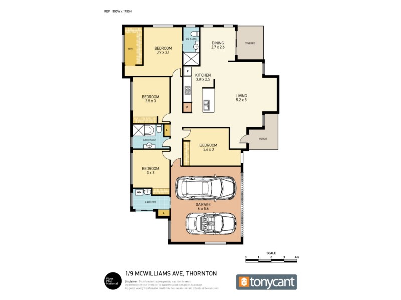 1/9 McWilliam Avenue, Thornton NSW 2322 Floorplan