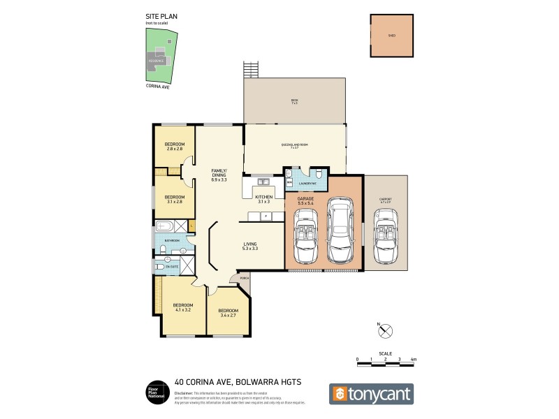 40 Corina Avenue, Bolwarra Heights NSW 2320 Floorplan