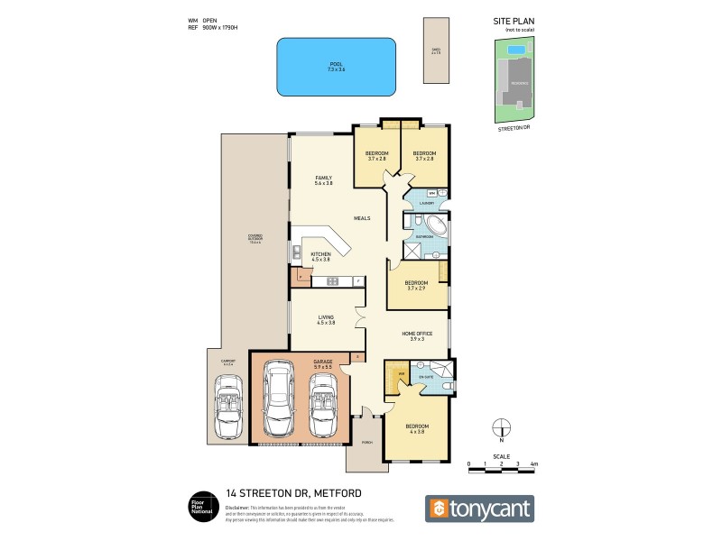 14 Streeton Drive, Metford NSW 2323 Floorplan