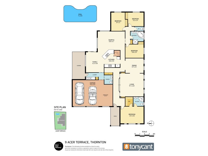 9 Acer Terrace, Thornton NSW 2322 Floorplan