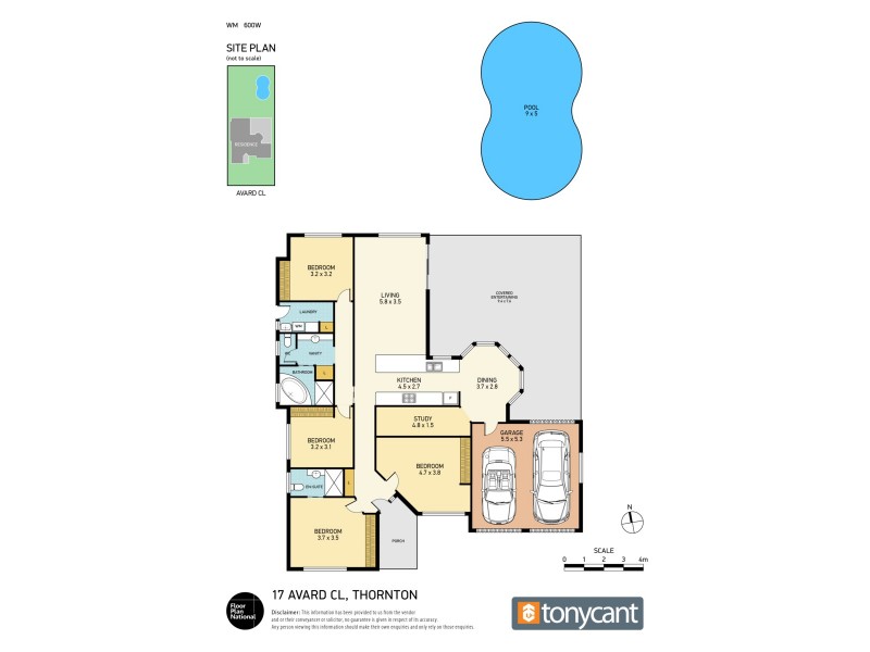 17 Avard Close, Thornton NSW 2322 Floorplan