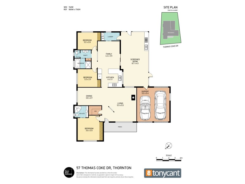 57 Thomas Coke Drive, Thornton NSW 2322 Floorplan
