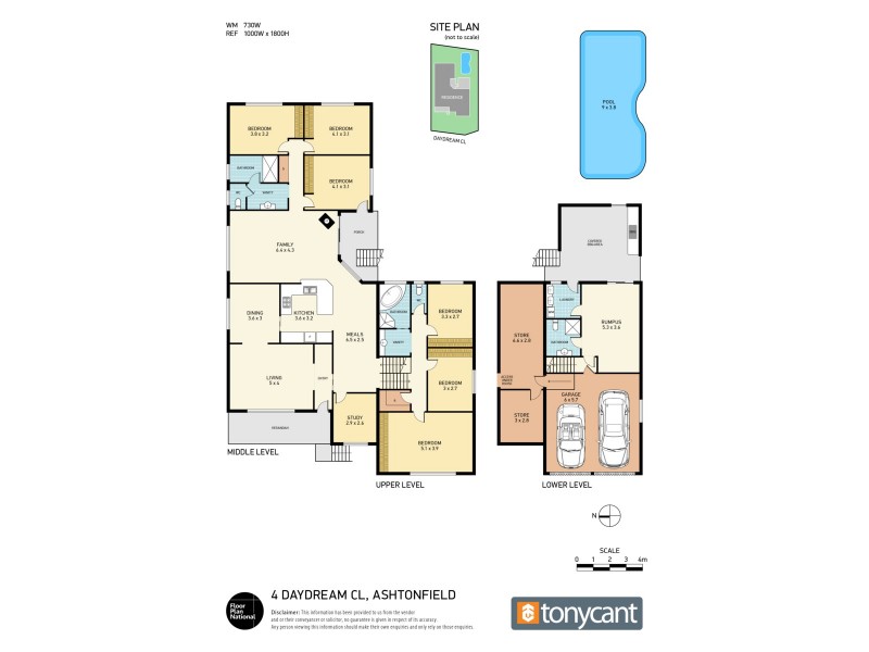4 Daydream Close, Ashtonfield NSW 2323 Floorplan