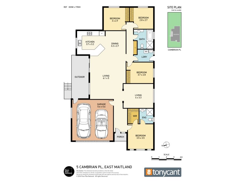 5 Cambrian Place, East Maitland NSW 2323 Floorplan