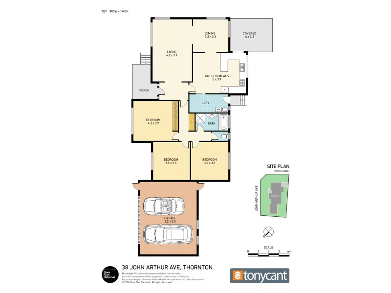38 John Arthur Avenue, Thornton NSW 2322 Floorplan