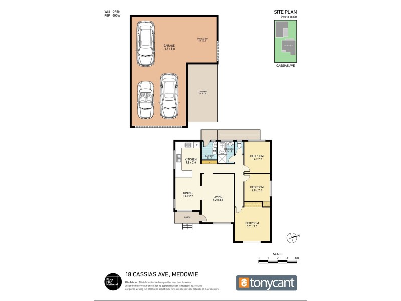18 Cassias Avenue, Medowie NSW 2318 Floorplan
