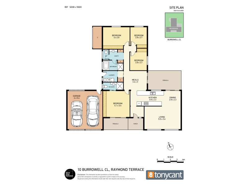 10 Burrowell Close, Raymond Terrace NSW 2324 Floorplan