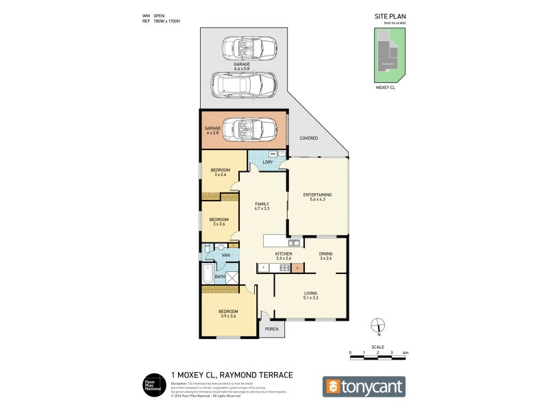 1 Moxey Close, Raymond Terrace NSW 2324 Floorplan