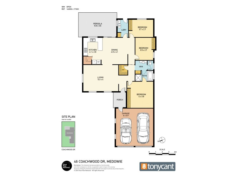46 Coachwood Drive, Medowie NSW 2318 Floorplan
