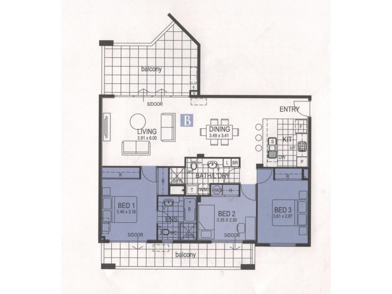61/18 Tanunda Drive, Rivervale WA 6103 Floorplan