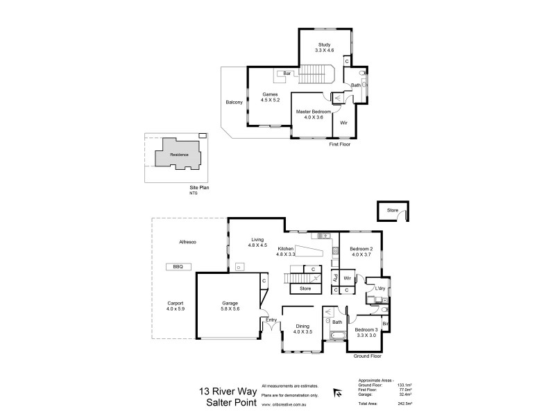 13 River Way, Salter Point WA 6152 Floorplan