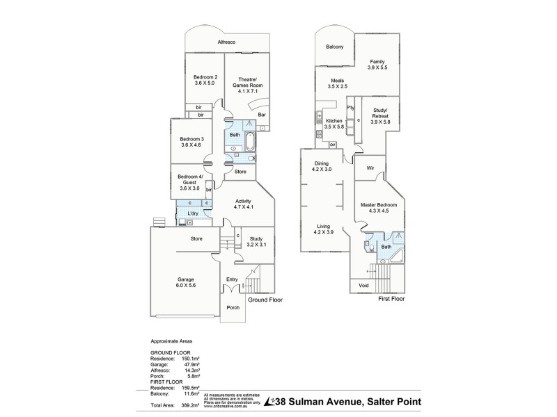 38 Sulman Avenue, Salter Point WA 6152 Floorplan