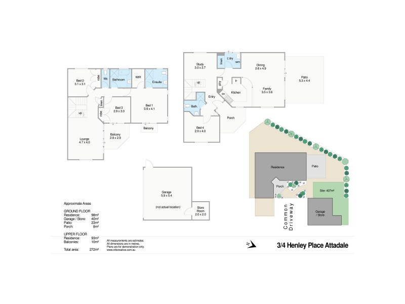 3/4 Henley Place, Attadale WA 6156 Floorplan