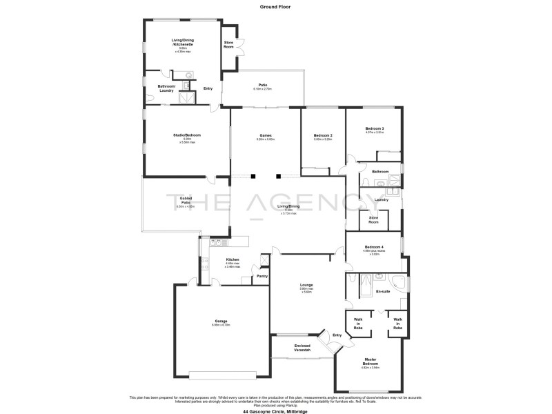 44 Gascoyne Circle, Millbridge WA 6232 Floorplan