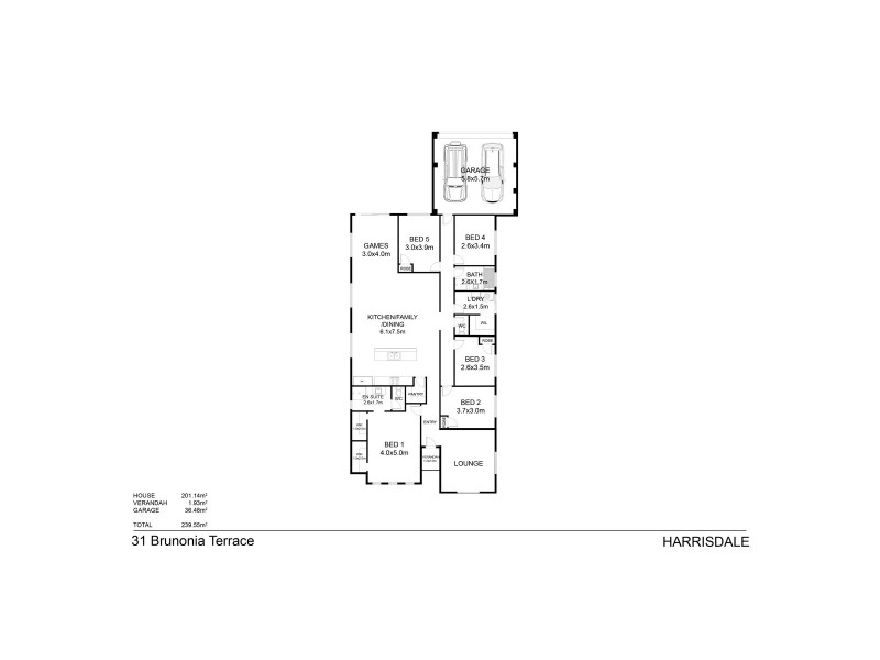 31 Brunonia Terrace, Harrisdale WA 6112 Floorplan