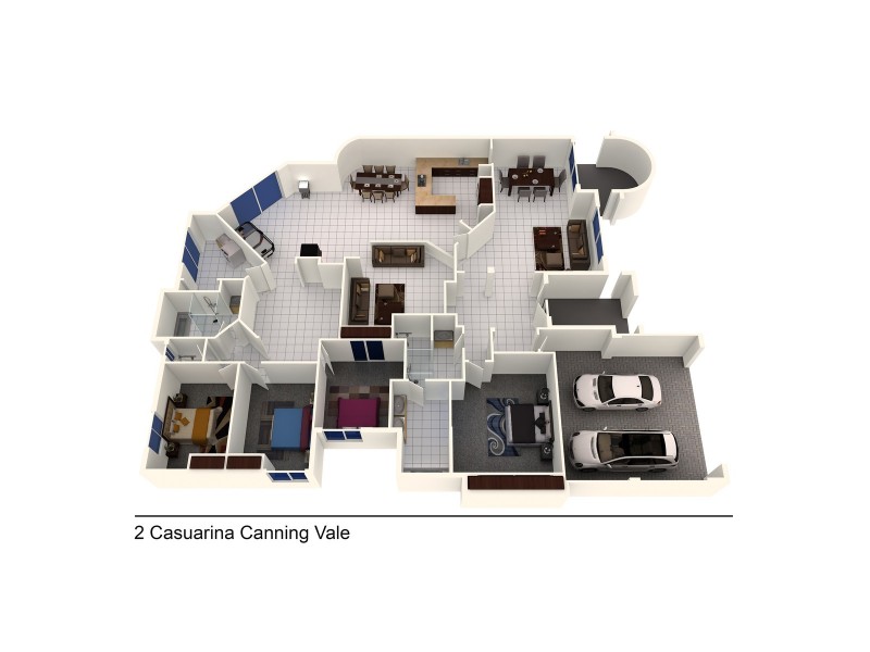 2 Casuarina Court, Canning Vale WA 6155 Floorplan