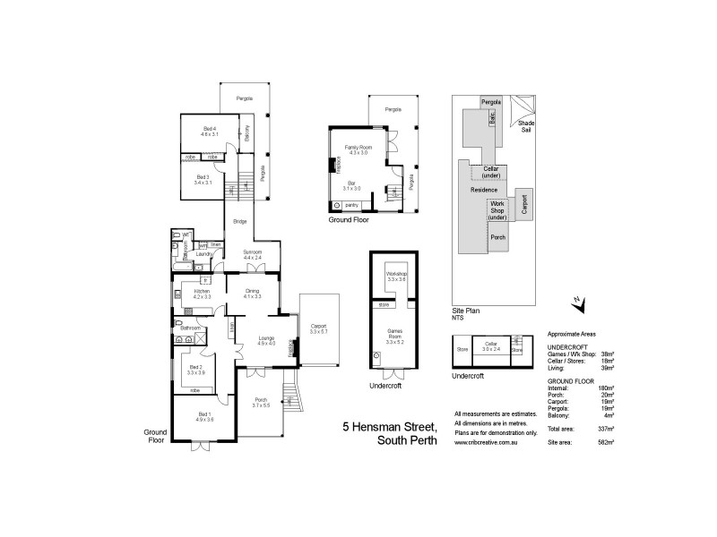 5 Hensman Street, South Perth WA 6151 Floorplan
