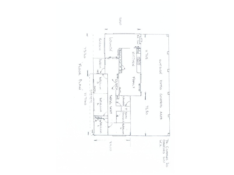 74 Cumming Road, Oakford WA 6121 Floorplan